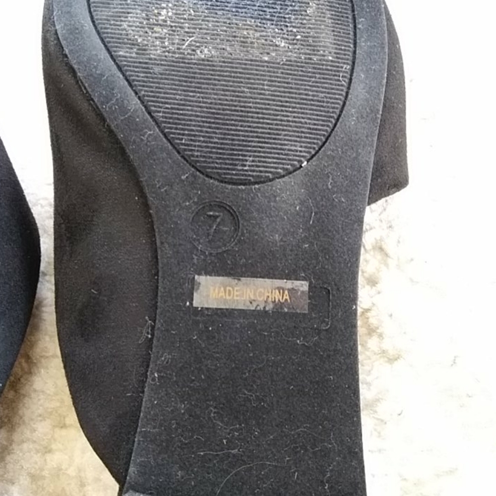 She & In Pointed Toe Slider Flats Size 7 - Picture 9 of 10